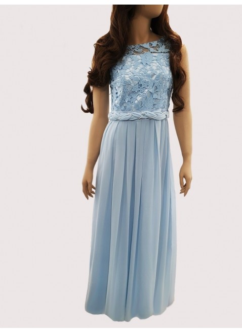 Elegantes Abendkleid in Himmelblau