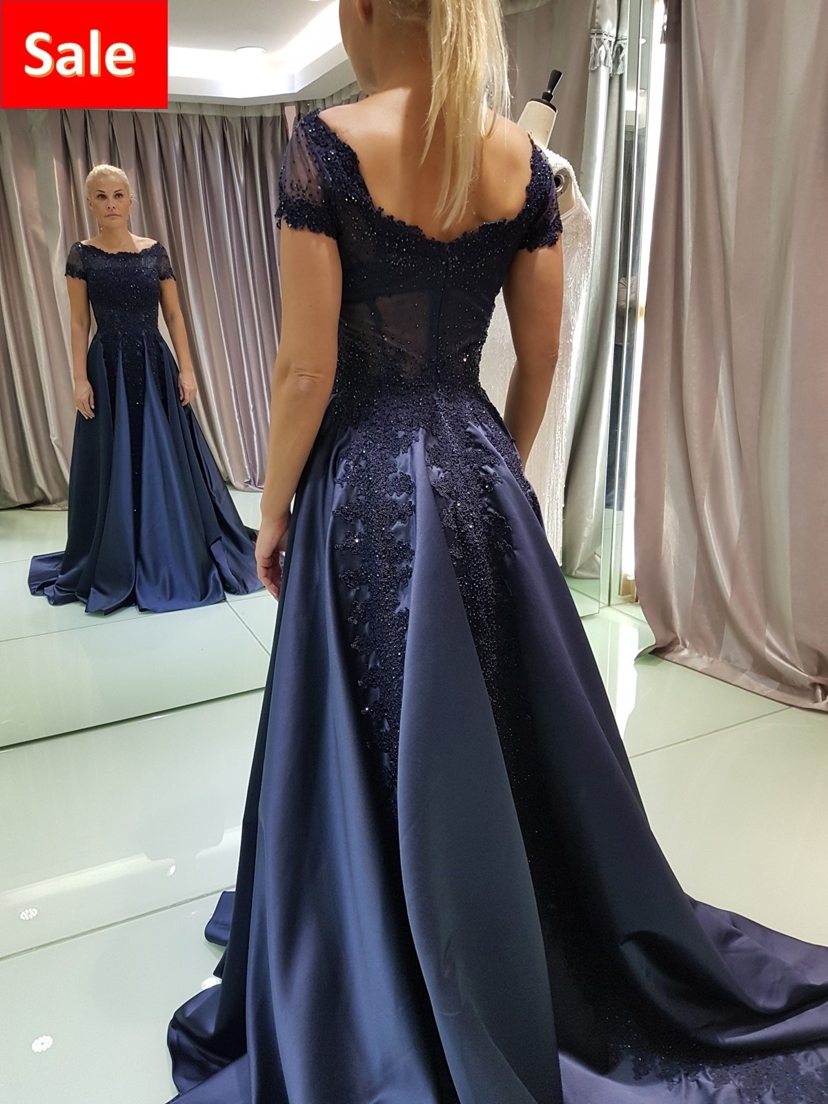 Strass abendkleid Clearance