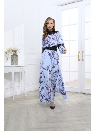 BlueMary Maxikleid mit Spitze