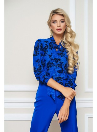 Royal- blaue  Bluse von BlueMary