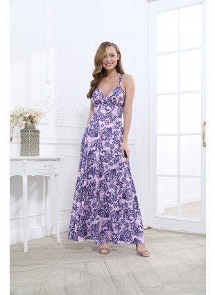 Langes Strandkleid mit Spagettiträger