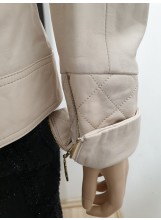 Lederjacke mit Reißverschusstaschen Balizza