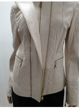 Lederjacke mit Reißverschusstaschen Balizza