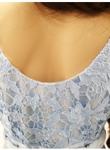 Elegantes Abendkleid in Himmelblau