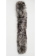 Echtes Pelzkragen aus Silberfuchs