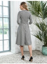 Freizetkleid mit Hahnentrittmuster von BlueMary