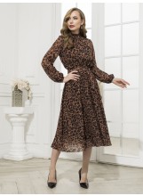 Kleid mit Leopardenmuster 