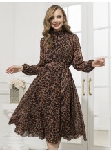 Kleid mit Leopardenmuster 