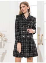 Bouclé Mantel-kleid von BlueMary