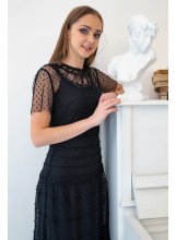 Transparentes  Spitzenkleid  zwei Teiler