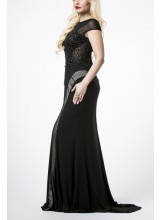 Elegantes Schwarzes Abendkleid