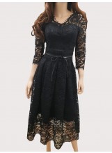 Elegantes Party Spitzenkleid