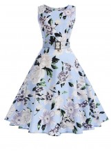 BlueMary Sommerkleid mit Blumenmuster