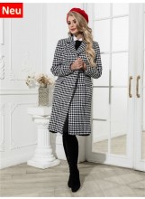 BlueMary Hahnentrittmuster Mantel