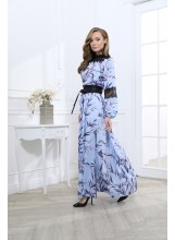 BlueMary Maxikleid mit Spitze