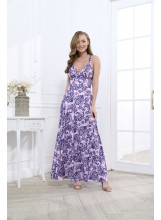Langes Strandkleid mit Spagettiträger