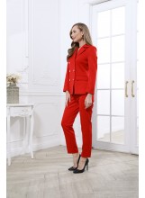 Damen Hosenanzug in Rot 