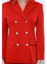 Damen Hosenanzug in Rot 